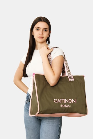 Gattinoni Shopper ' Jane ' in Green: front