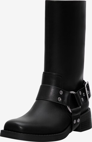 Bottines Pull&Bear en noir : devant