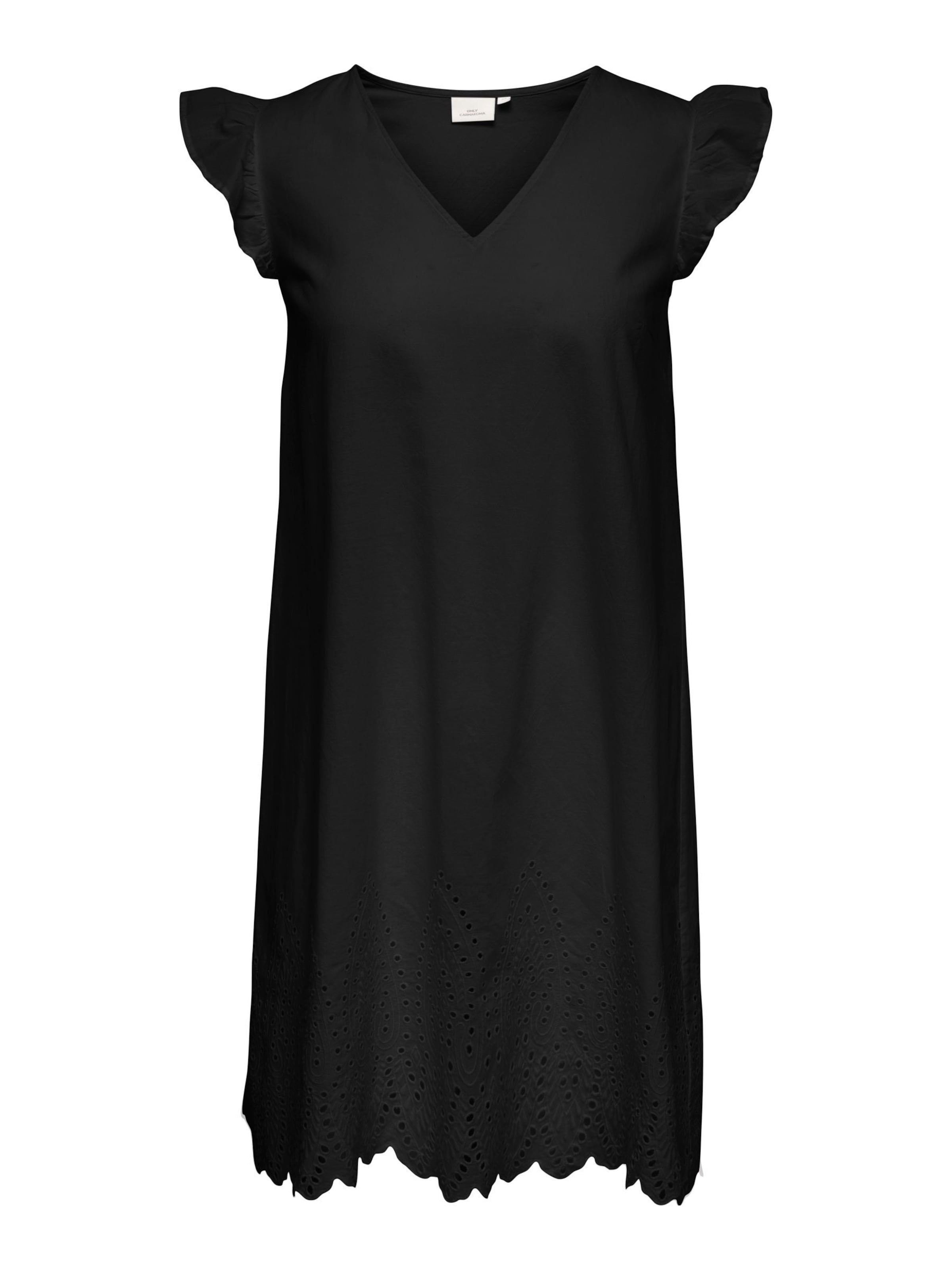 ONLY Carmakoma - Vestido de verano 'CARTulum' en negro: frente
