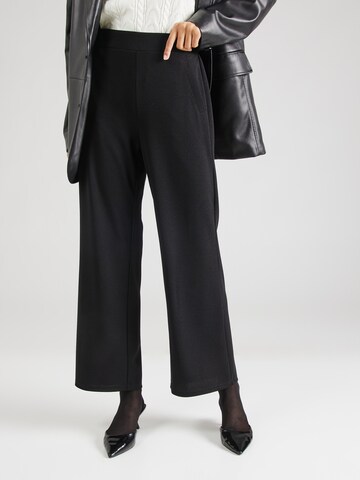 VERO MODA Wide leg Trousers 'VMLAVA' in Black: front