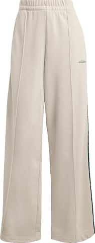 ADIDAS SPORTSWEAR Wide Leg Sporthose 'Seasonal Essentials' in Beige: Vorderseite