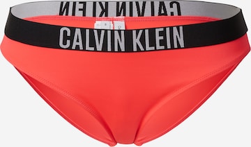 Calvin Klein Swimwear Dół bikini w kolorze czerwony: przód