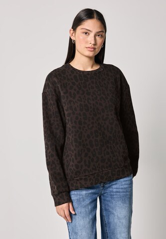 Street One Studio Sweatshirt in Braun: Vorderseite