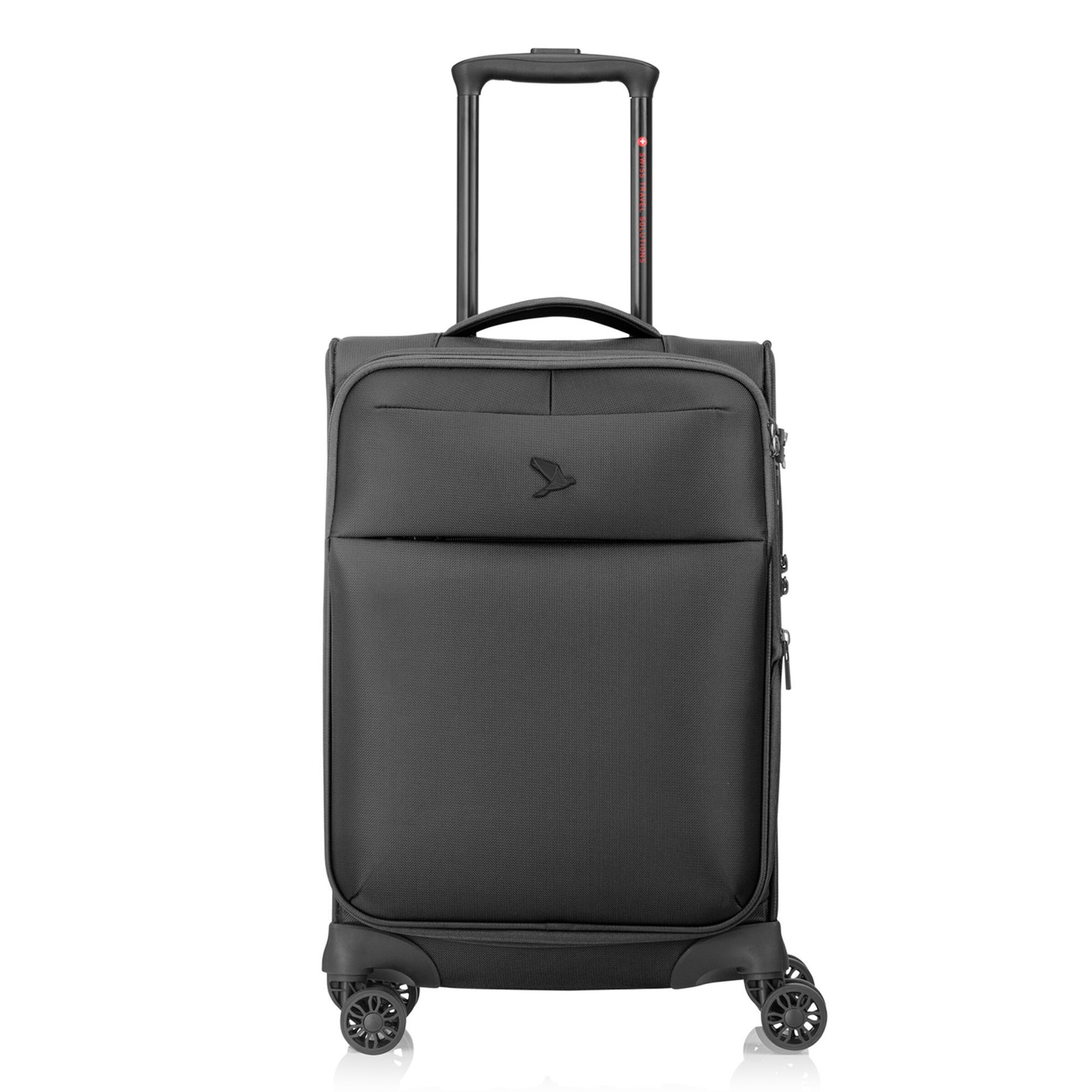 Pack Easy Trolley 'GoUp' in Schwarz: Vorderseite