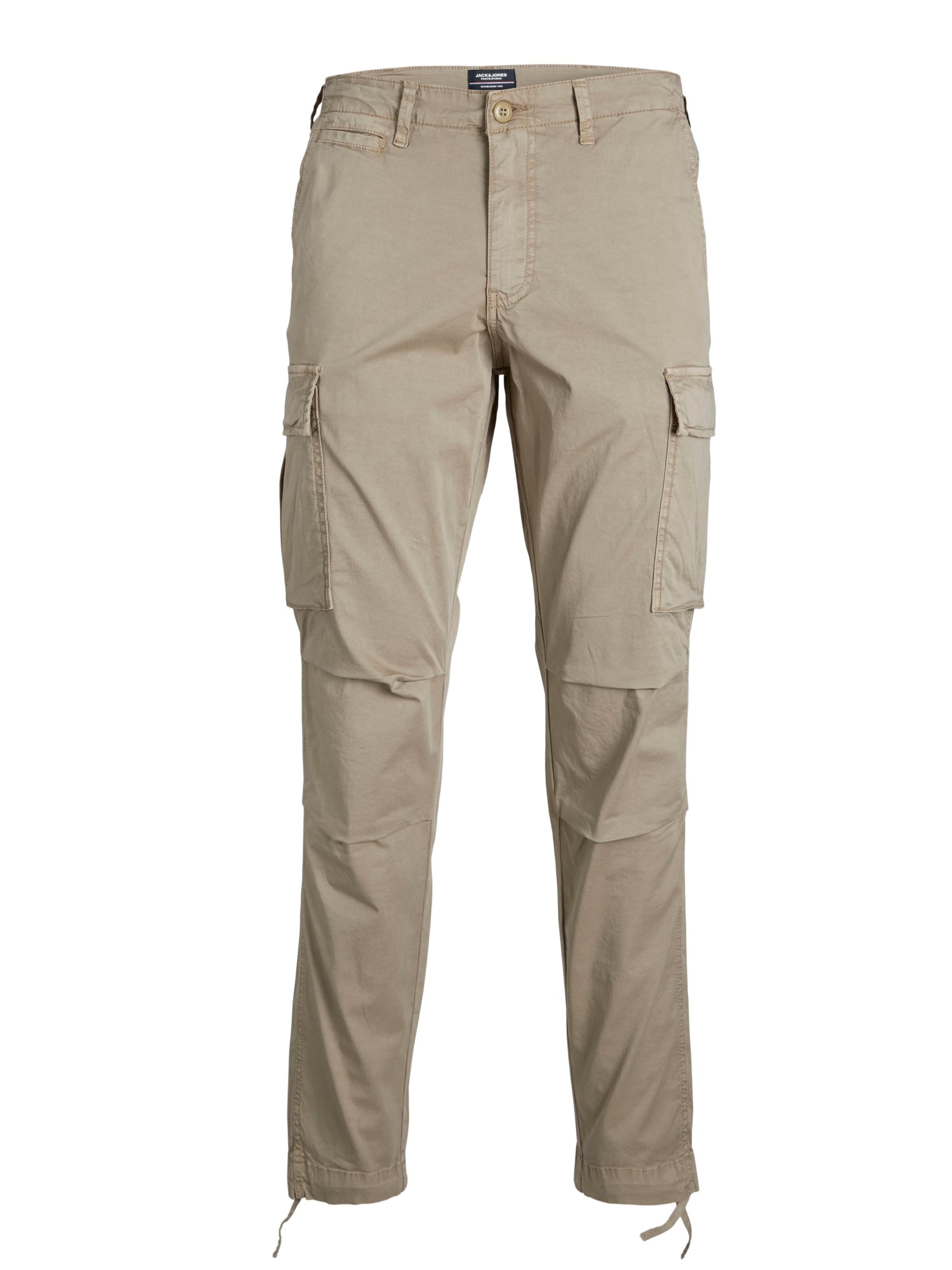 JACK & JONES Tapered Cargo trousers 'JPSTACE JJTUCKER' in Beige: front