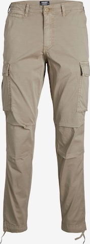 JACK & JONES - Calças cargo 'JPSTACE JJTUCKER' em bege: frente