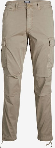 JACK & JONES Regular Cargo trousers 'Ace Tucker' in Beige: front