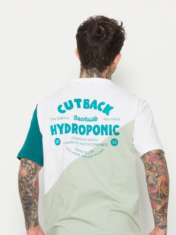 hydroponic - Camiseta 'Hydroponic Cutback Graphic T-Shirt' en Mezcla de colores