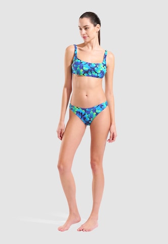 ARENA Bustier Bikini 'WATER PRINTS' värissä sininen