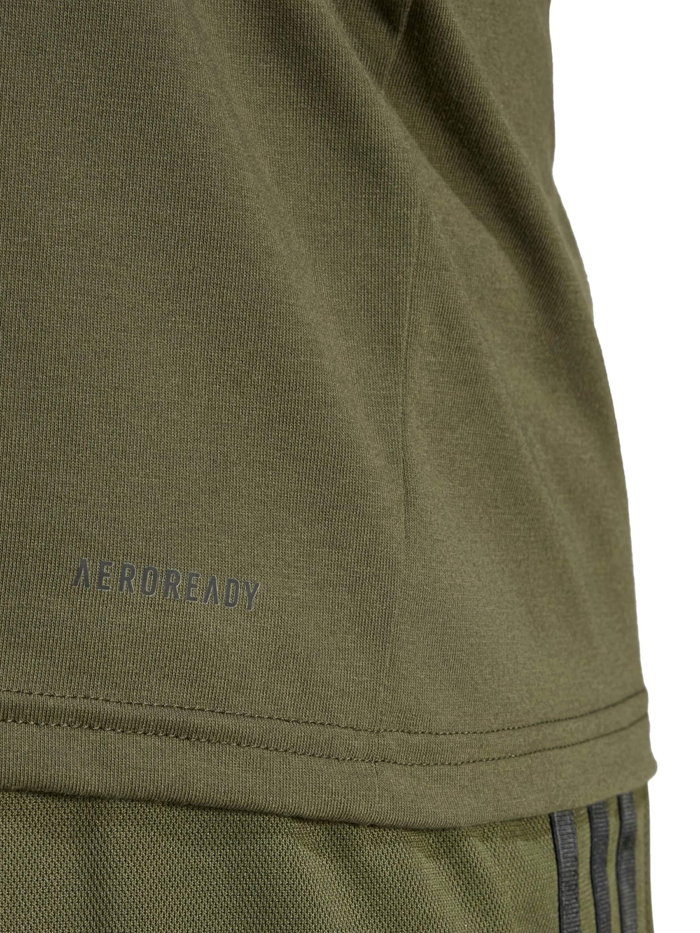 žalia ADIDAS PERFORMANCE Sportiniai marškinėliai 'Train Essentials'