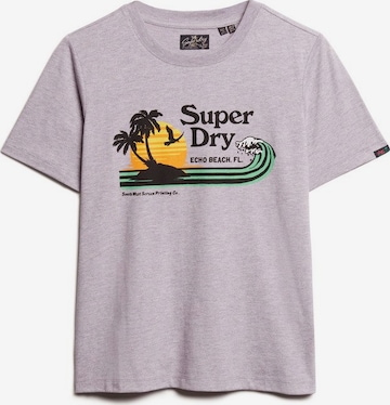 Superdry Shirt in Lila: predná strana