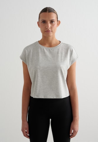 T-shirt Aim'n en gris : devant