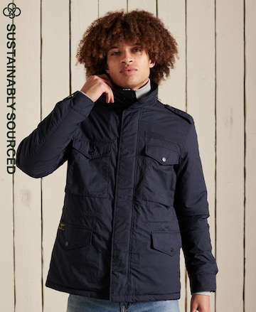 Superdry Jacke 'M-65' in Blau: predná strana