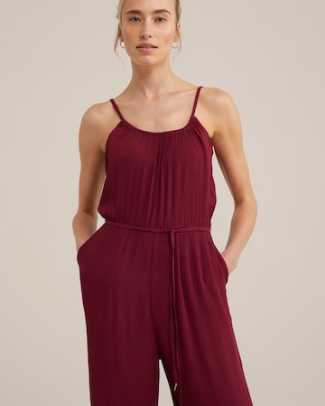 Tuta jumpsuit di WE Fashion in rosso