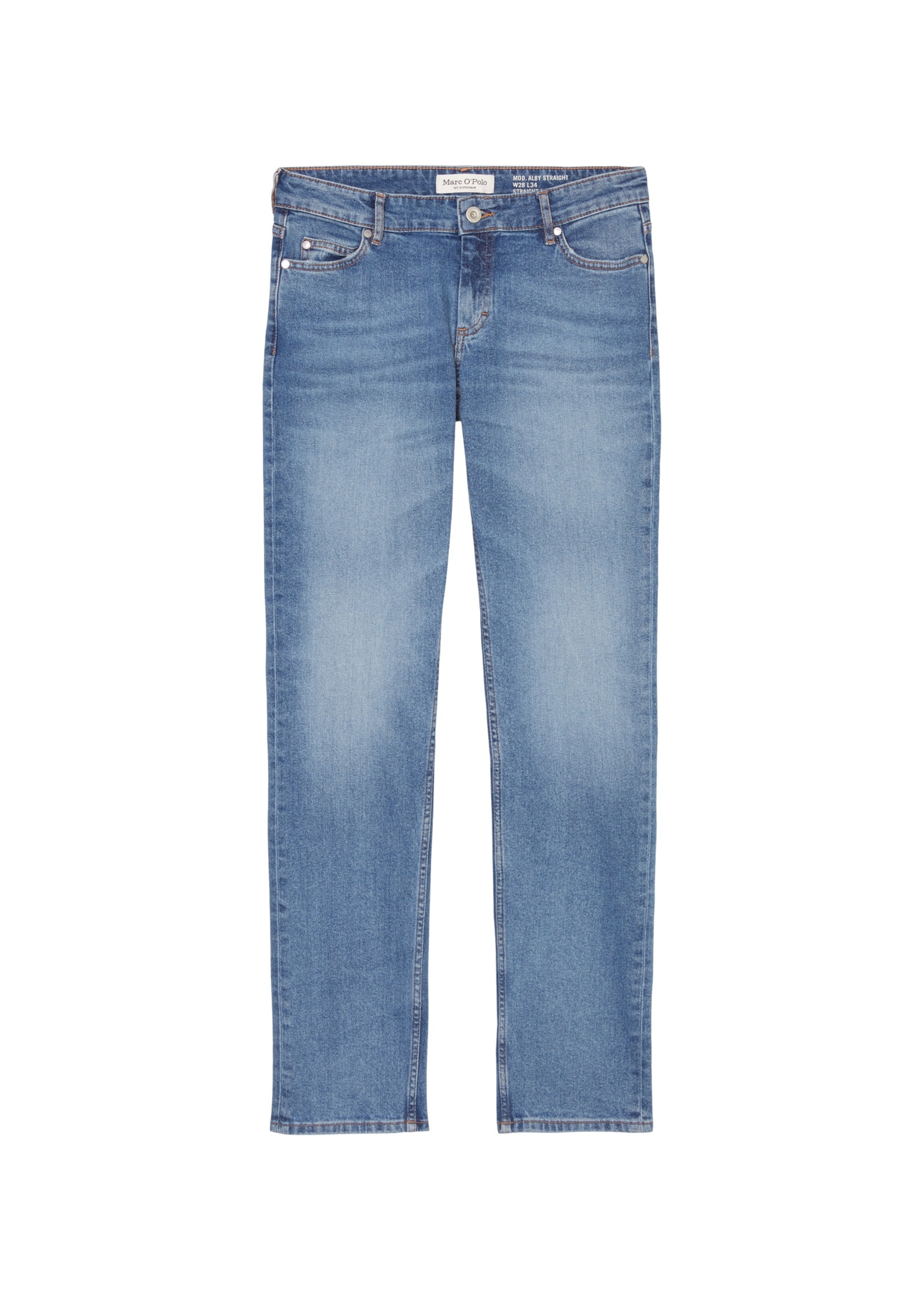 Marc O'Polo Slimfit Jeans 'Alby' in Blau: Vorderseite