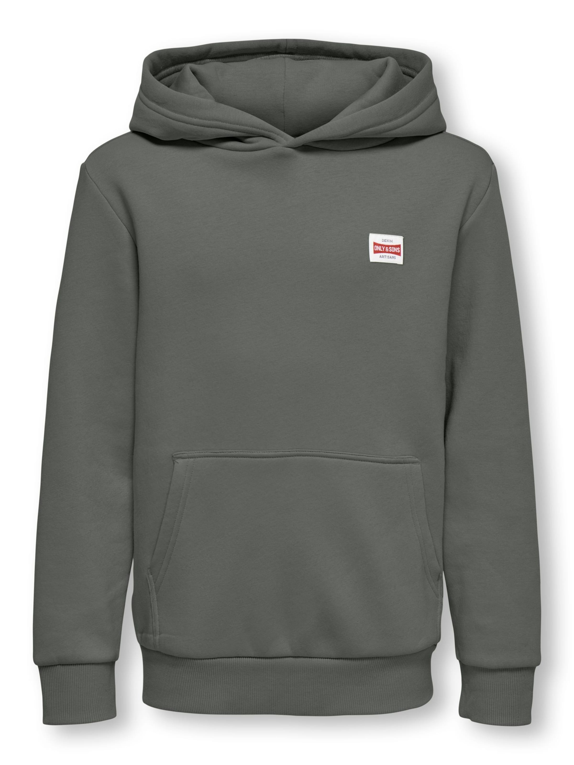 Only & Sons Junior Sweatshirt 'OSJCERES' in Grijs: voorkant
