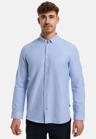 Kronstadt Regular fit Overhemd 'Johan' in Blauw: voorkant