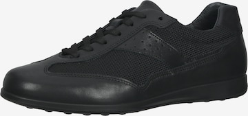 IMAC Athletic Lace-Up Shoes in Black: front