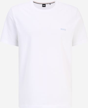 T-Shirt 'Mix&Match' BOSS Black en blanc : devant