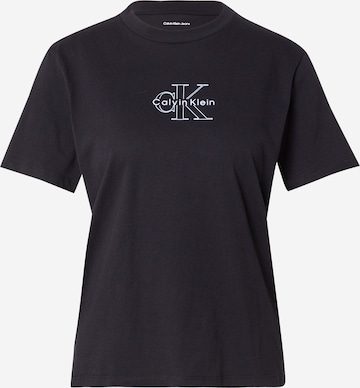 Calvin Klein Jeans Футболка 'CLASSIC' в Черный: спереди