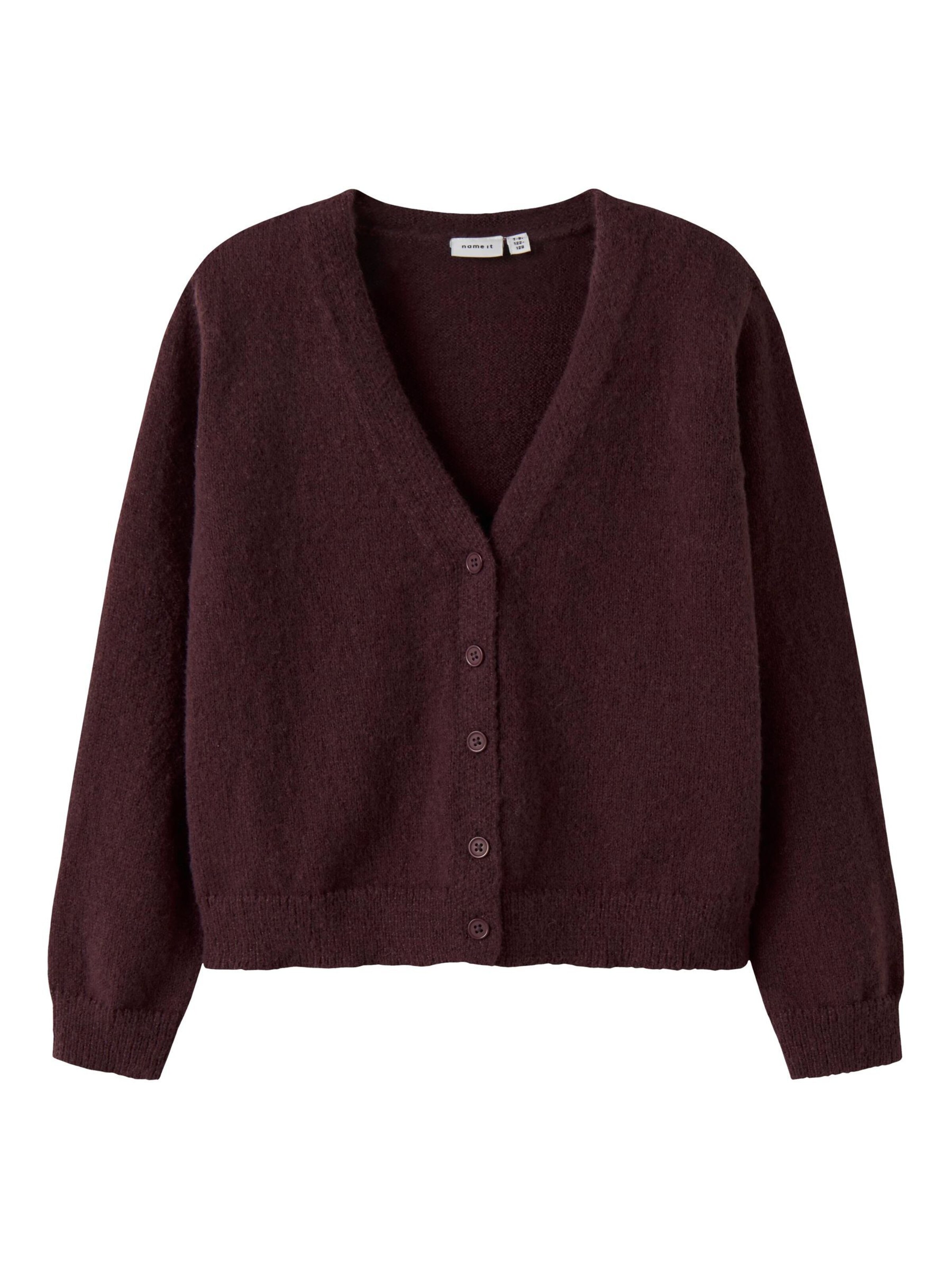 NAME IT Gebreid vest in Lila: voorkant