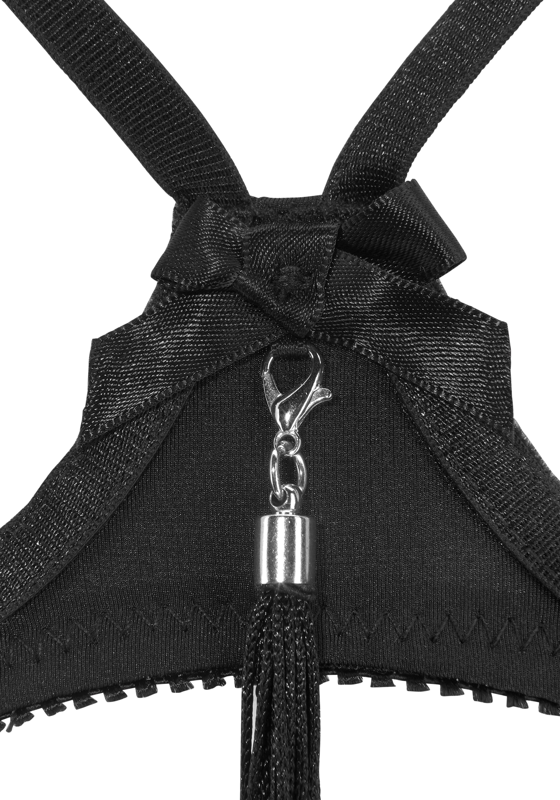 PETITE FLEUR GOLD Öppna underkläder i svart