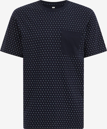 T-Shirt WE Fashion en bleu : devant