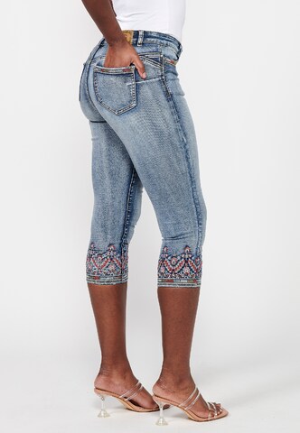 KOROSHI Skinny Jeans in Blau