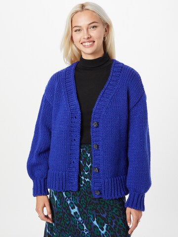 Lovechild 1979 Knit Cardigan 'Ash' in Blue: front