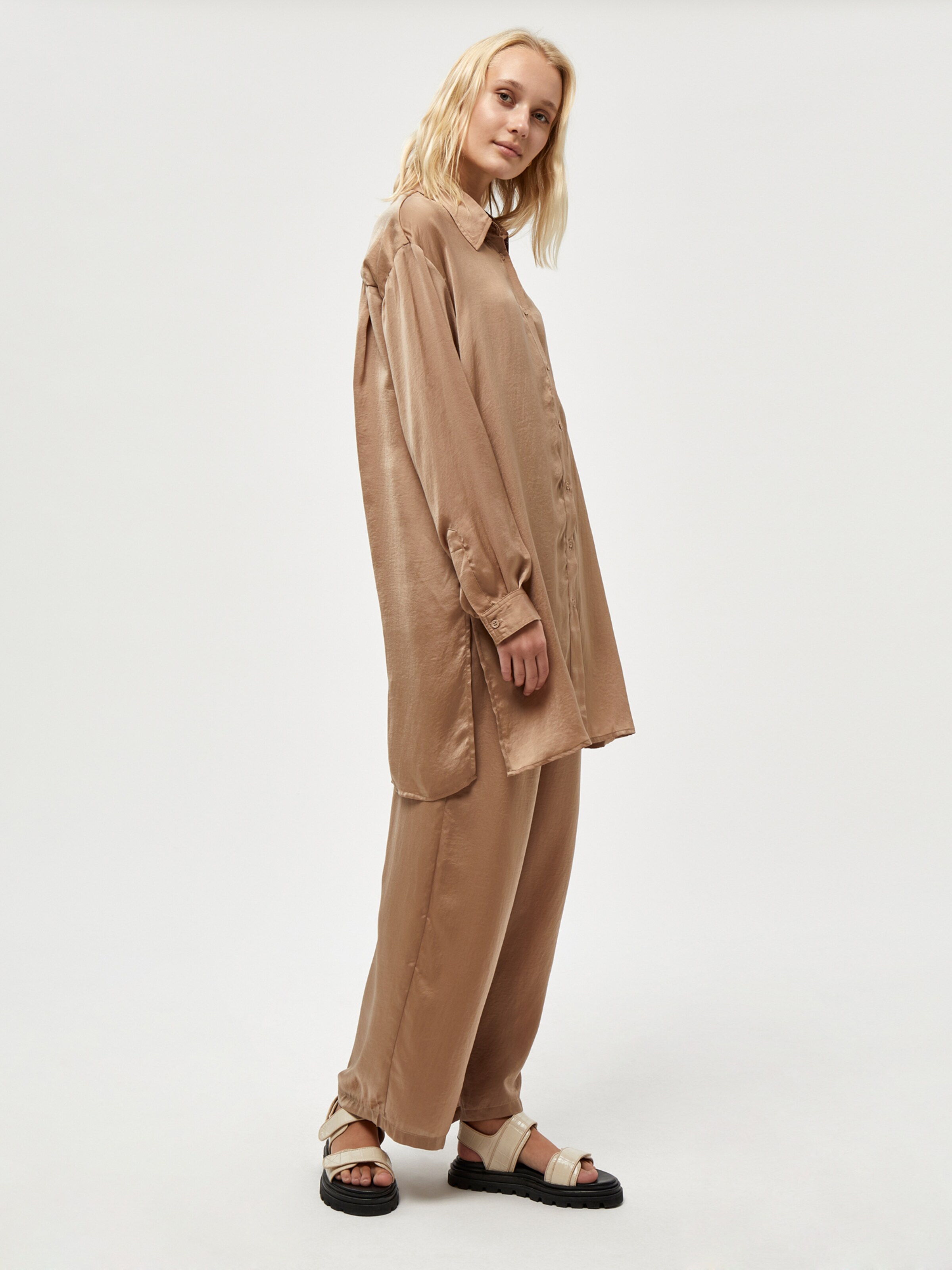 Frauen Große Größen DESIRES Nachthemd 'Jesara' in Beige - YO55688 Frauen Große Größen DESIRES Nachthemd 'Jesara' in Beige - YO55688