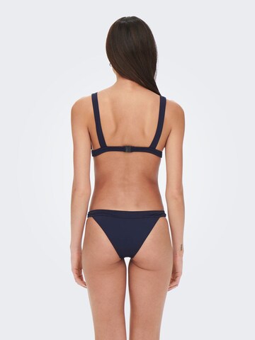 ONLY Triangel Bikini in Blau