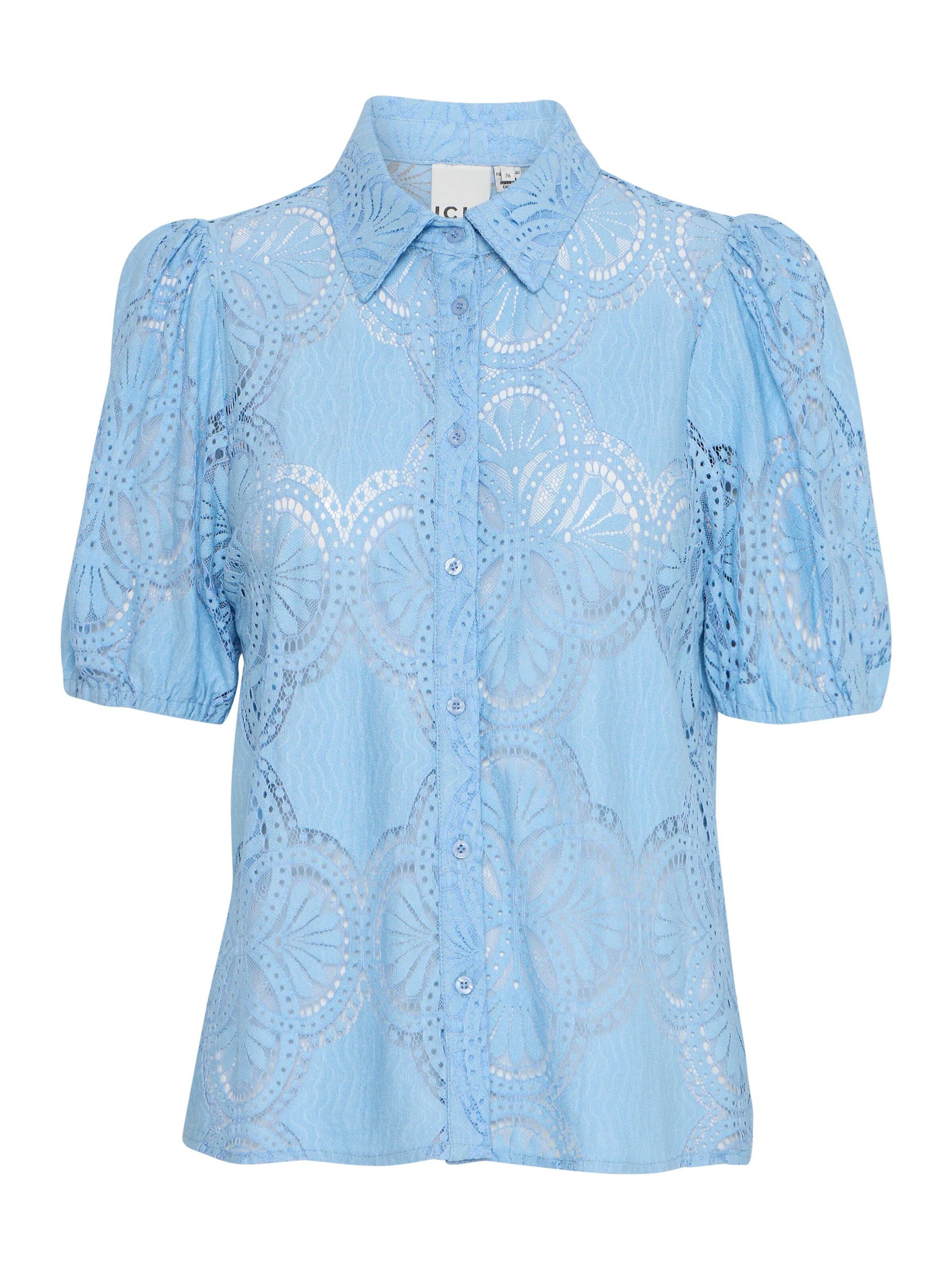 ICHI Bluse 'Silja' i blå: forside