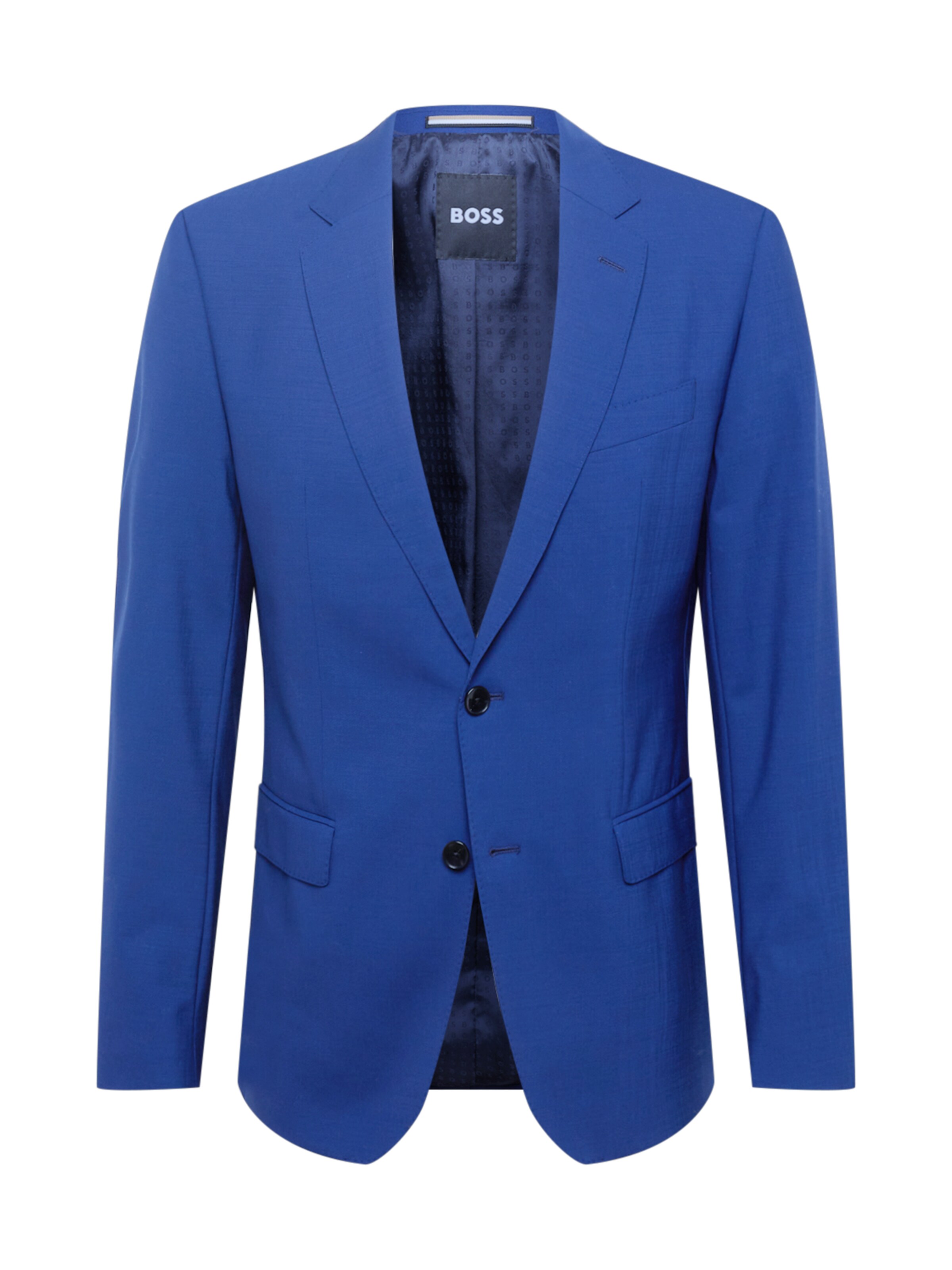 BOSS - Slim Fit Jaqueta de negócios 'H-Huge' em azul: frente