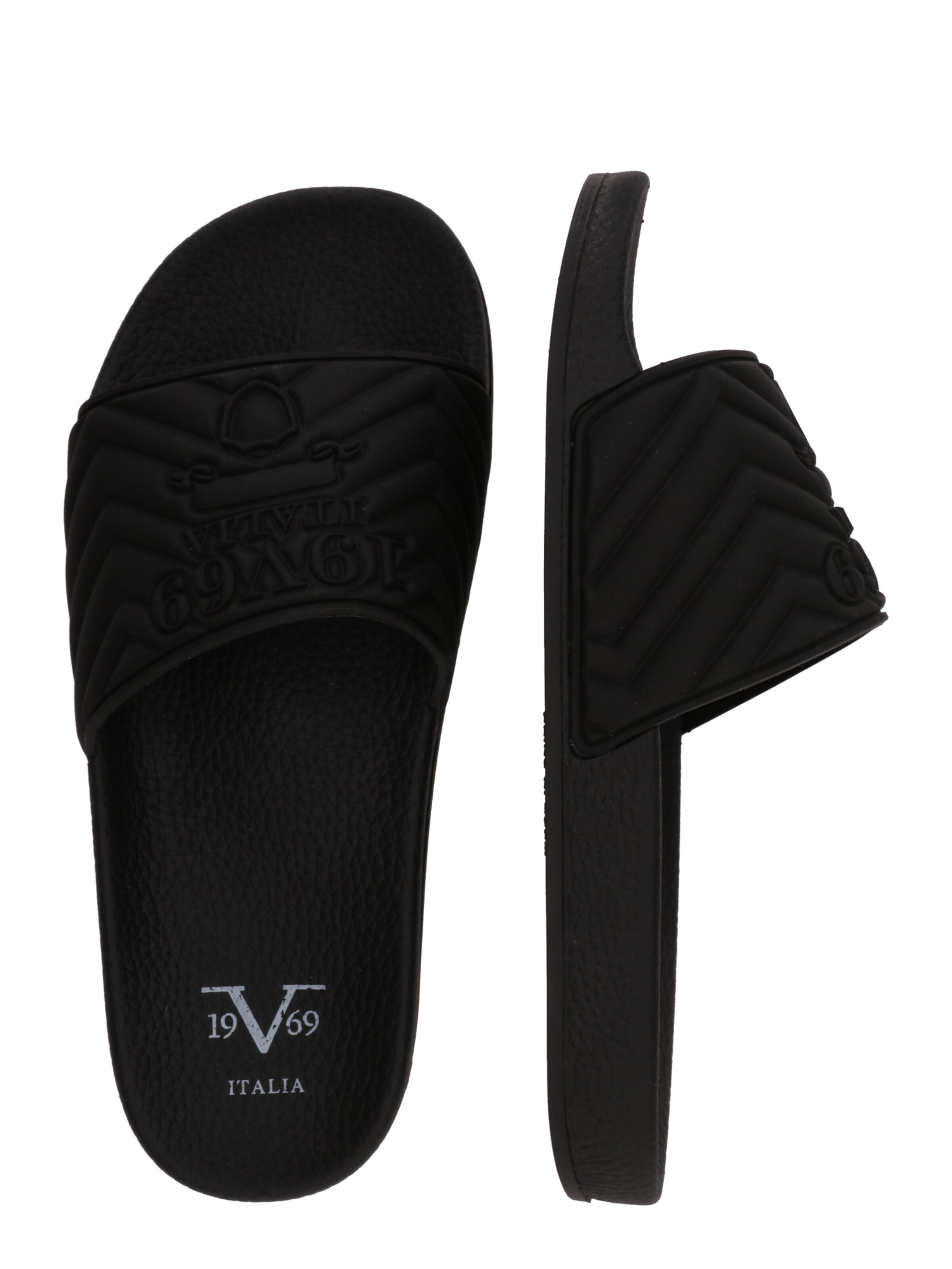 19V69 ITALIA Pantofle 'Yael' – černá