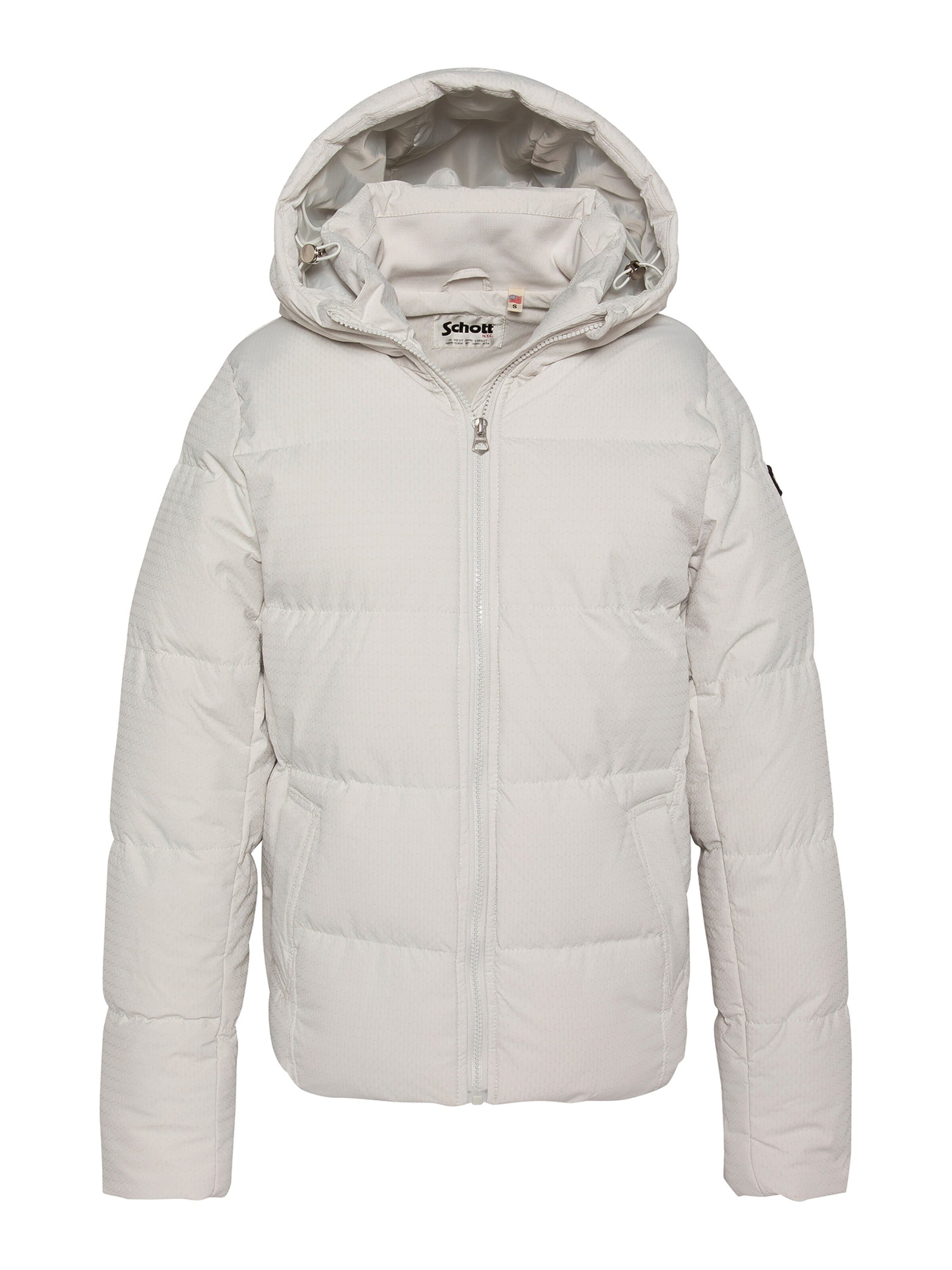 Manteau d’hiver Schott NYC en gris : devant
