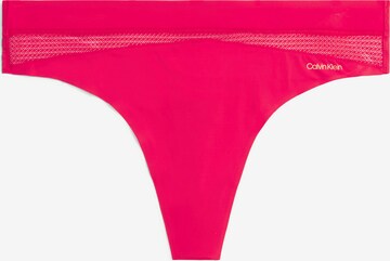 Calvin Klein Underwear String in Roze: voorkant