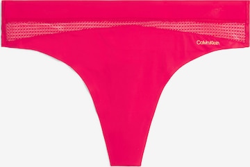 Regular String Calvin Klein Underwear en rose : devant