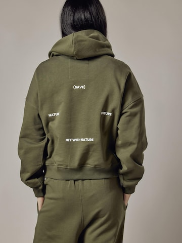 Felpa 'Cappuccio' di OWN Off With Nature in verde