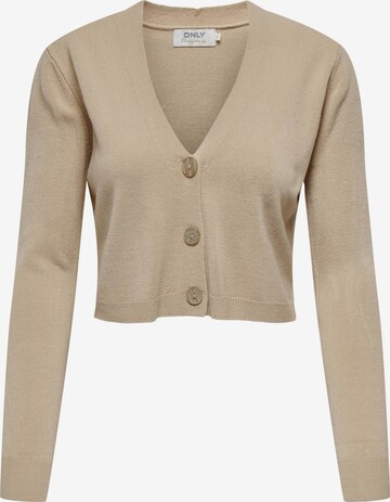 Cardigan 'Sunny' ONLY en beige : devant