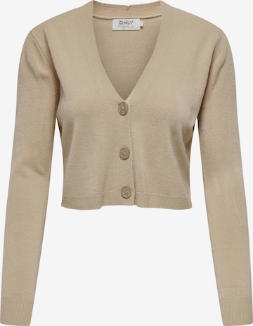 ONLY Knit cardigan 'Sunny' in Beige: front
