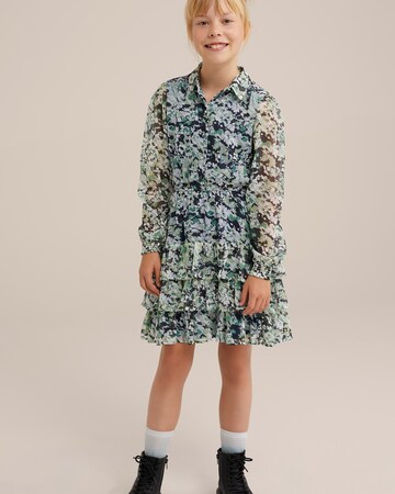 WE Fashion Kleid in Grün: Vorderseite