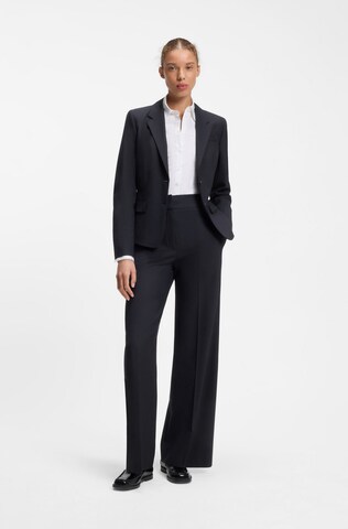 HUGO Wide leg Trousers with creases in Black