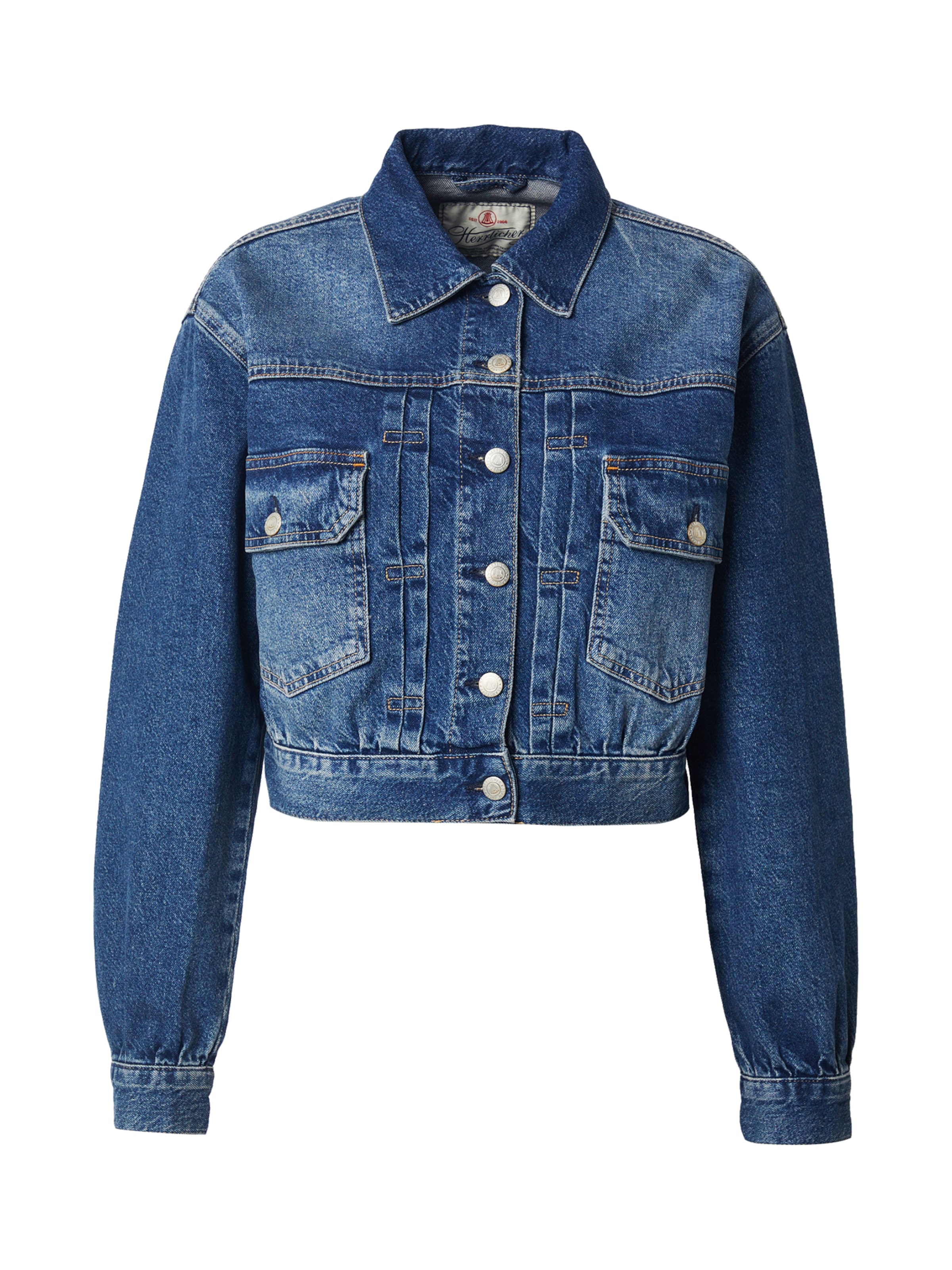 Herrlicher Jacke 'Dotty' in Blau: Vorderseite