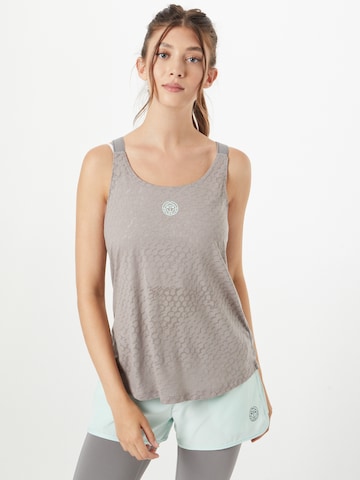 BIDI BADU Sports Top 'Afua' in Grey: front