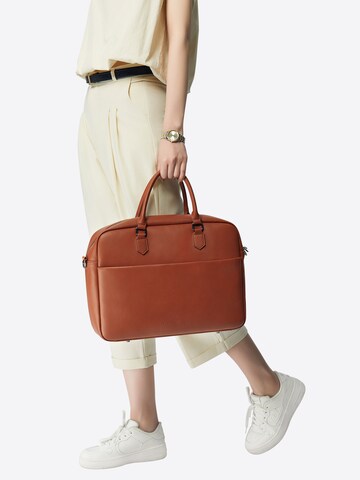 Victoria Hyde Laptop bag 'New Work' in Brown: front
