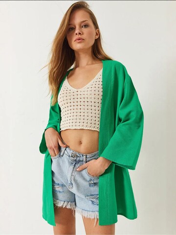 Kimono di Bianco Lucci in verde