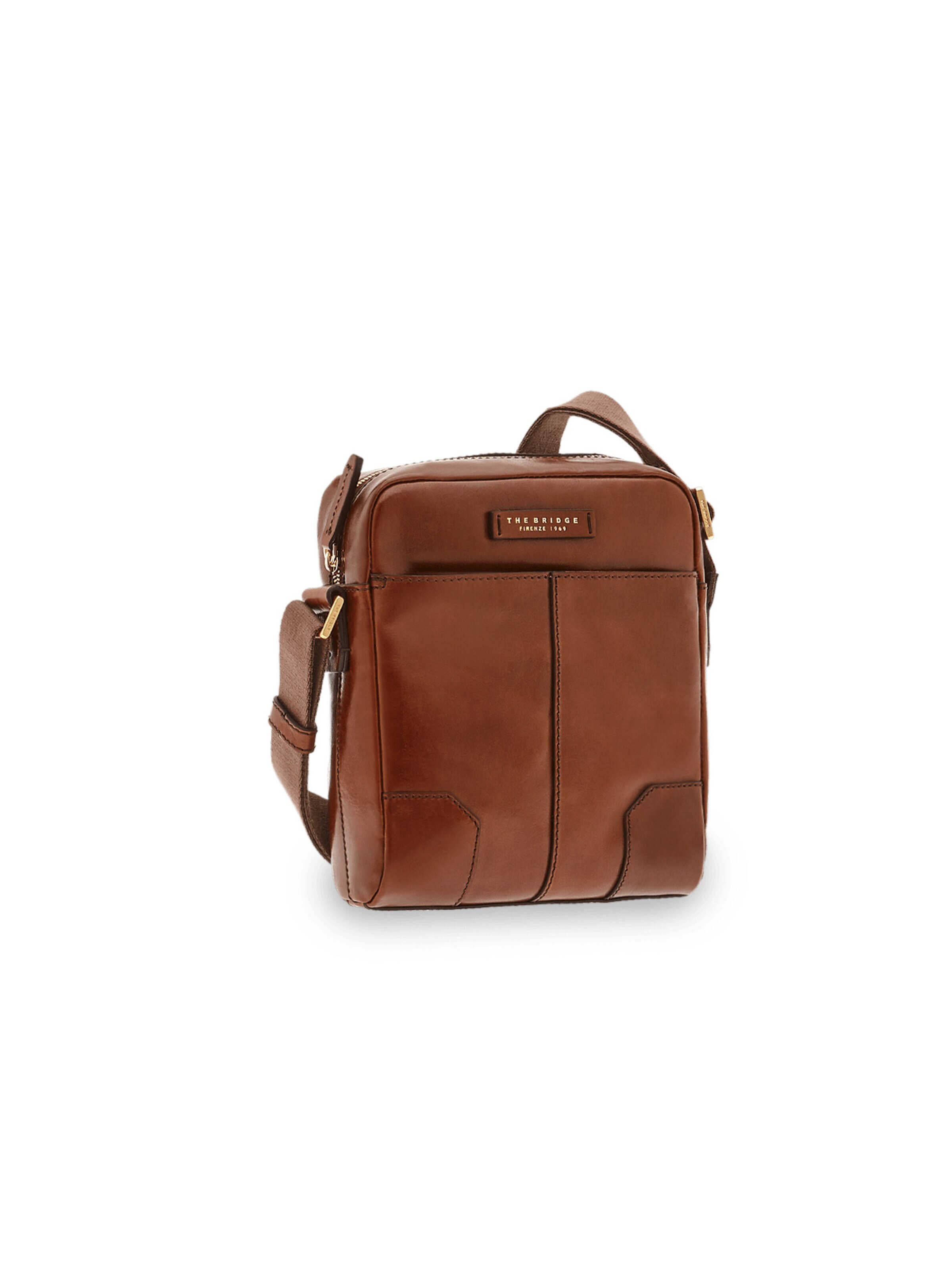 The Bridge Crossbody bag in Brown: front