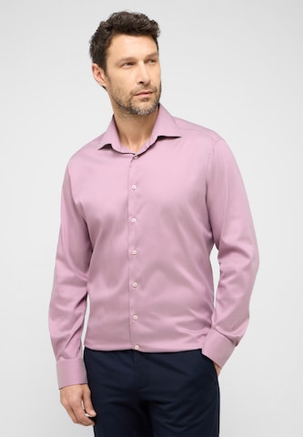 ETERNA Slim fit Overhemd in Roze: voorkant