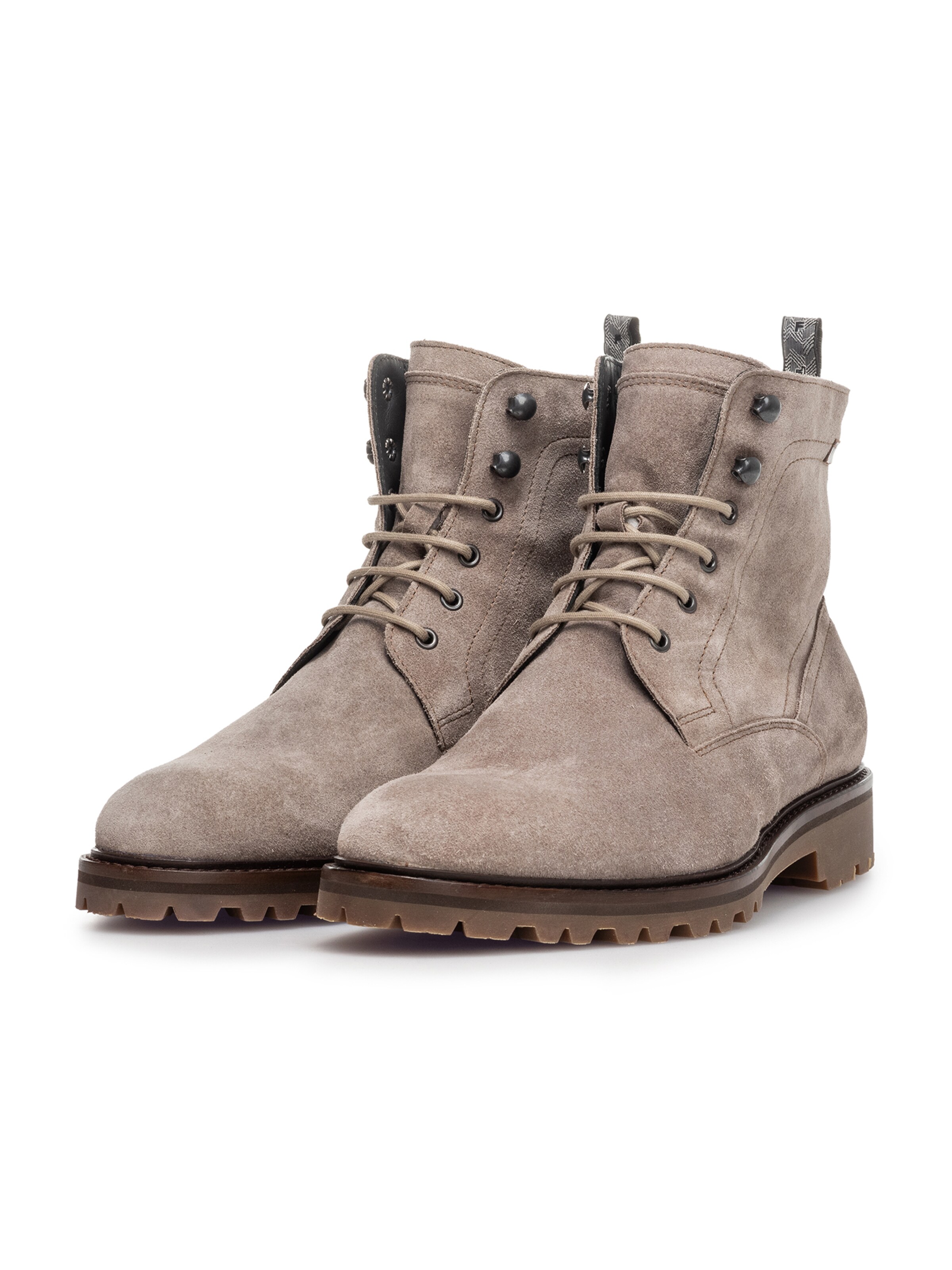 Floris van Bommel Veterboots 'Sturdi 07' in Bruin