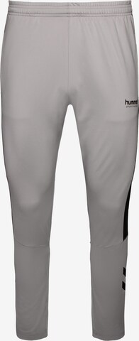 Pantalon de sport 'Agility' Hummel en gris : devant
